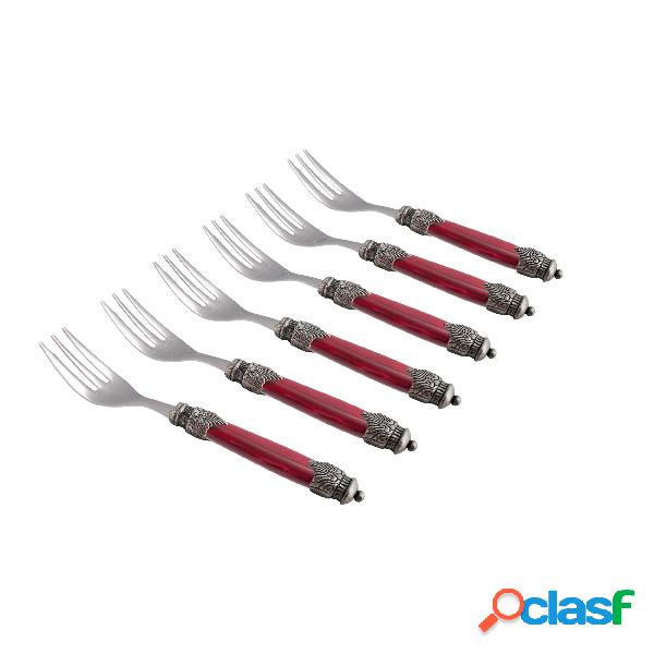 Forchettine da Dolce set da 6 pezzi ARIANNA in acciaio inox