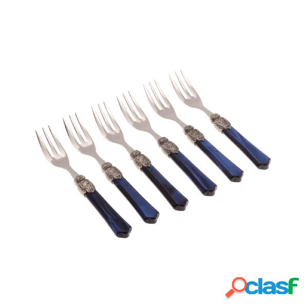 Forchettine da Dolce set da 6 pezzi vittoria in acciaio inox