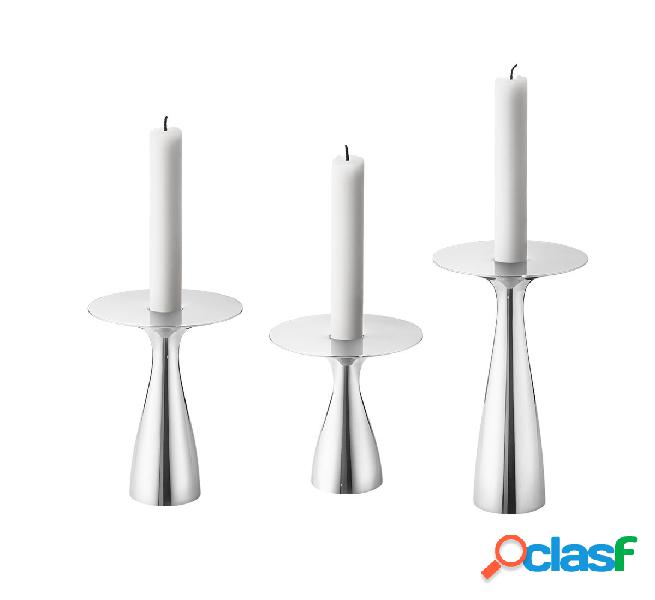 Georg Jensen Alfredo Portacandela Set da 3 pz