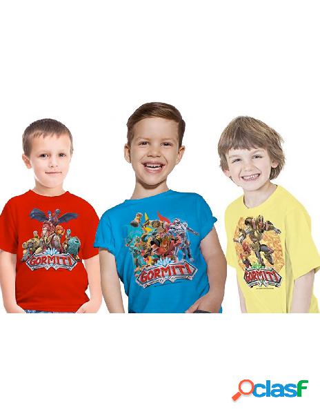 Giochi preziosi - gormiti t-shirt 3/4 anni