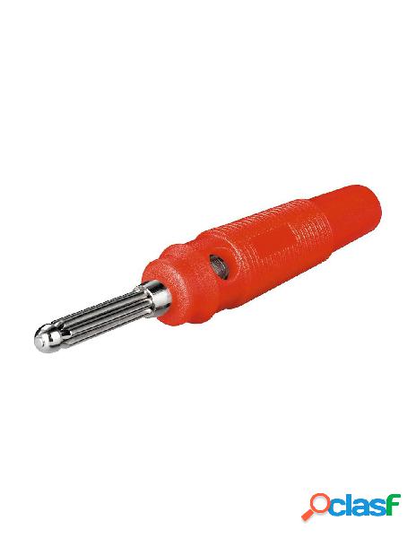 Goobay - inseritore presa banana per 4mm rosso