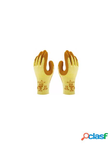 Guanti lavoro issaline 310 showa gloves giallo e arancio