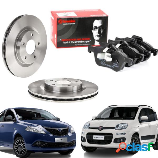 Kit Dischi e Pastiglie Assale Anteriore Brembo Fiat Panda