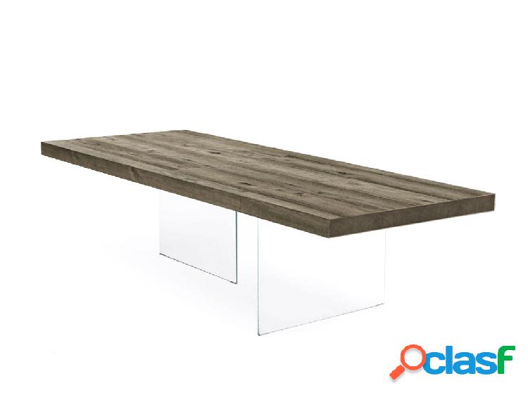 Lago Air Wildwood Grey Tavolo 250x100 - Teste Chiuse/gambe