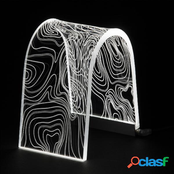 Lampada da tavolo small ARC da tavolo Led C 15,5x10,5xh17 cm