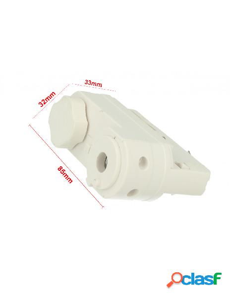 Ledlux - testa alimentazione del faro led colore bianco con