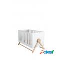 Lettino Trasformabile Swing Micuna 140x70 Bianco/Naturale