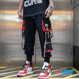 Mens Cargo Pants Slim Joggers Tactical Pants Trousers Harem