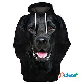 Mens Hoodie Pullover Hoodie Sweatshirt 1 2 3 4 5 Dog Graphic