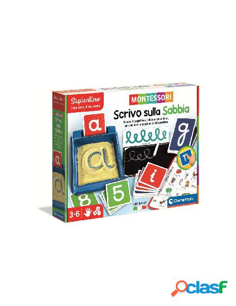 Montessori scrivo sulla sabbia
