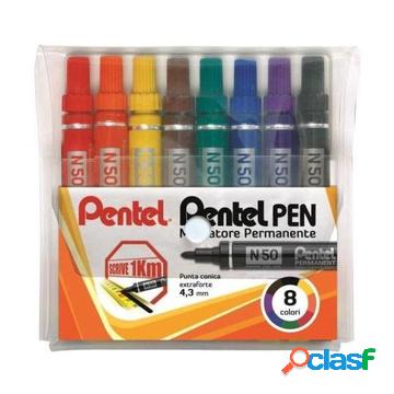 N50-8 evidenziatore 8 pezzi multi tipo di punta
