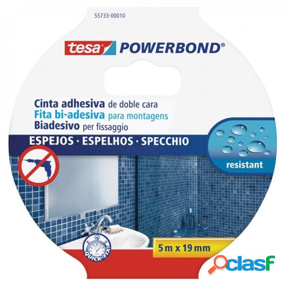 Nastro biadesivo per specchi Tesa Powerbond - 5 mt x 19 mm -