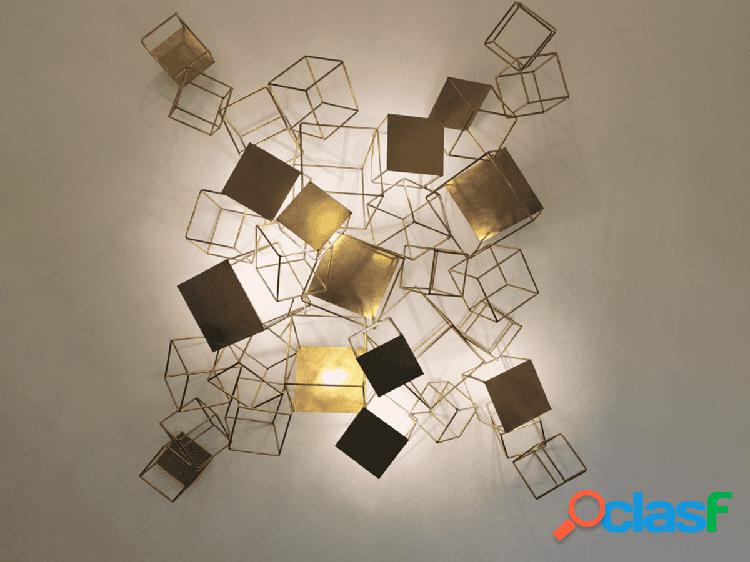 Ombre Portée Cube Lampada a Sospensione/Parete