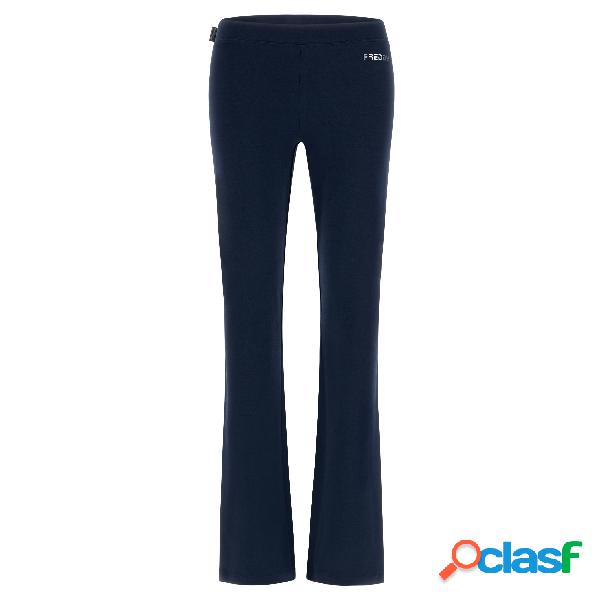 Pantaloni sportivi flare con stampa Freddy argento