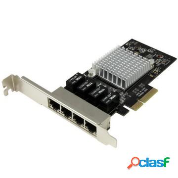 Pcie gigabit power over ethernet a 4 porte - adattatore pci