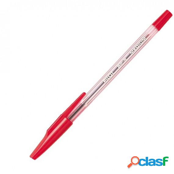 Penna a sfera BP S - punta media 1 mm - rosso - Pilot