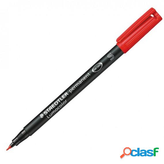 Pennarello Lumocolor Permanent 313 - punta 0,4 mm - rosso -