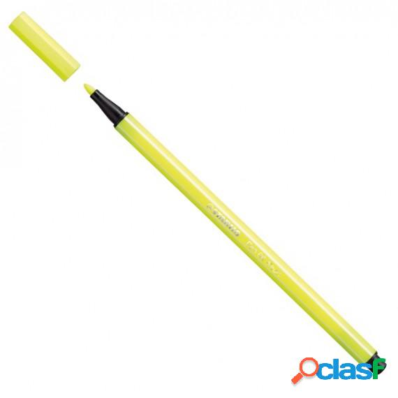 Pennarello Pen 68 - giallo neon 024 - Stabilo