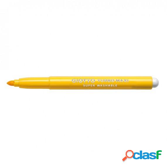 Pennarello Turbomaxi Monocolore - punta D5mm - giallo -