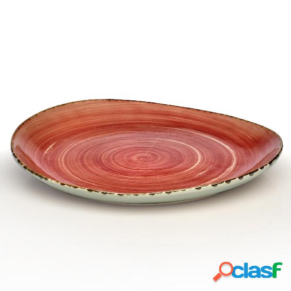 Piatto piano Multiuso in GRES Alta Cucina 28x20 cm lavabile