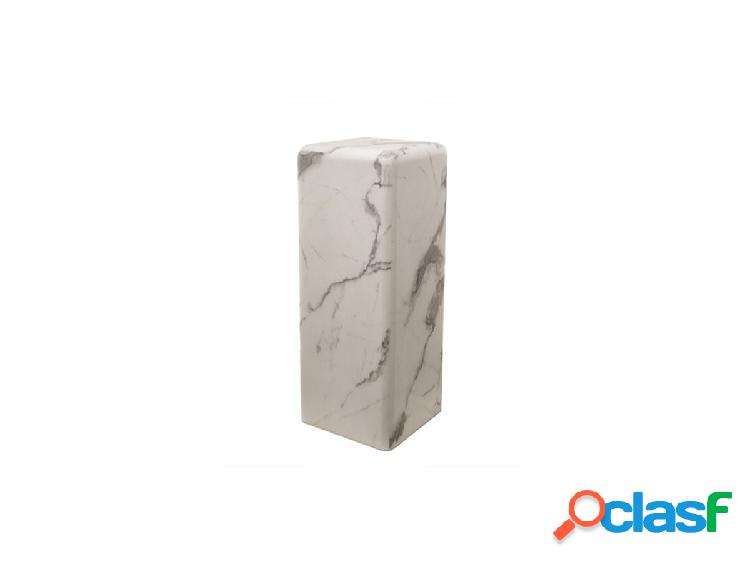 Pols Potten Pillar Marble Look M - Oggetto Decorativo Bianco