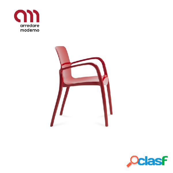 Poltroncina Tiffany con braccioli Casprini