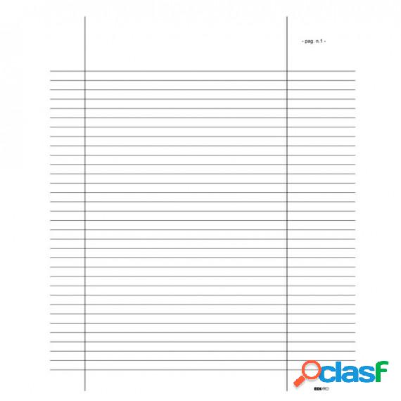 Registro verbale assemblea - 31 x 24,5 - 92pg - numerate -