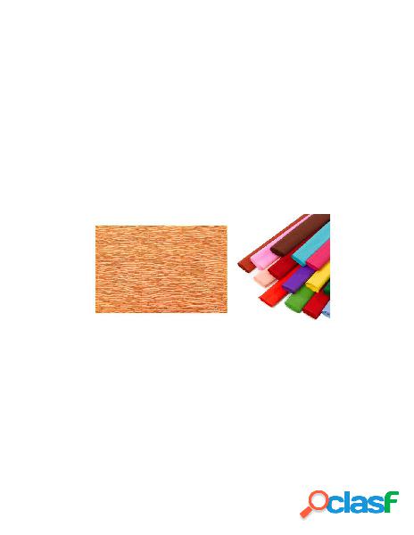 Rotolo di carta crespata 180gr colore arancione - confezione