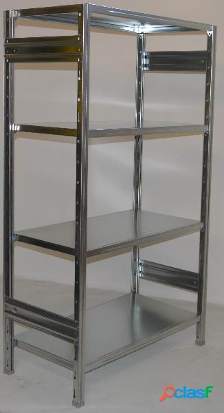 SCAFFALATURA in metallo da magazzino Zincata cm. 120x40x180h