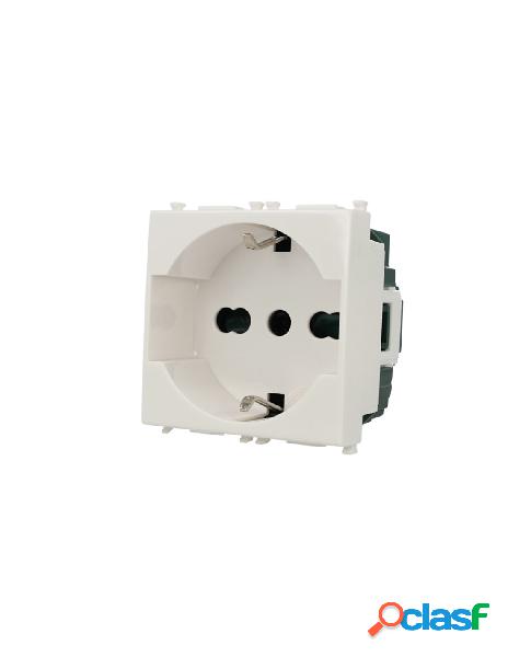 Sandasdon - sandasdon presa schuko 2p+t 16a bianco