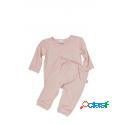Set Pantalone + Maglia Dili Best Bamboo Rosa 0-3 mesi