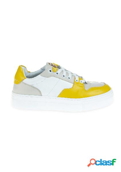 Sneakers in pelle multicolore