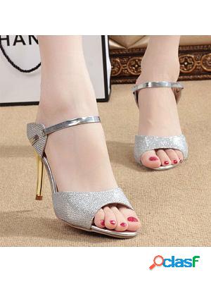 Stiletto Strap Fashion Fish Mouth Stiletto High Heel