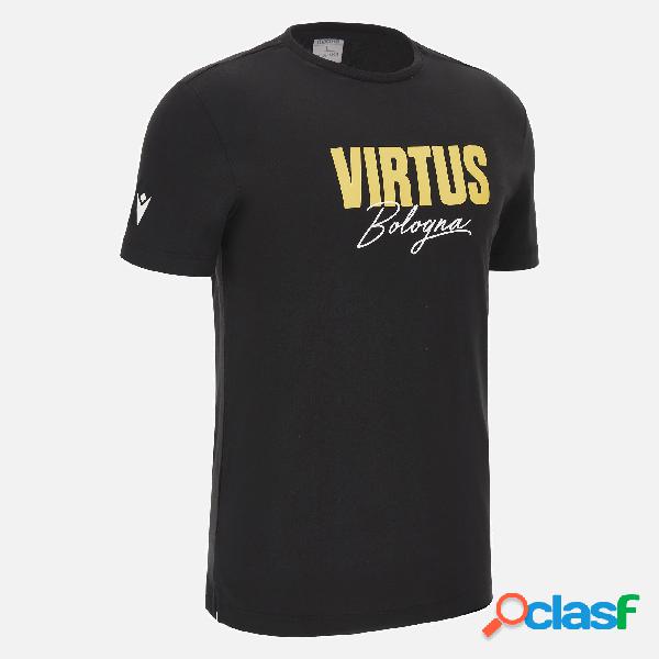 T-Shirt tifoso in cotone Virtus Bologna 2022/23