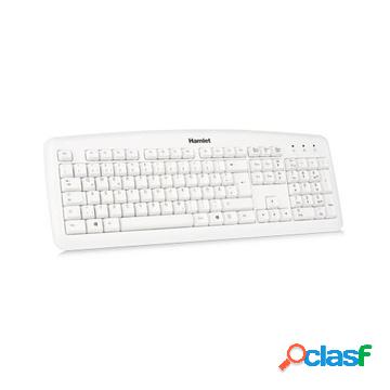 Tastiera usb professionale tedesca bianco