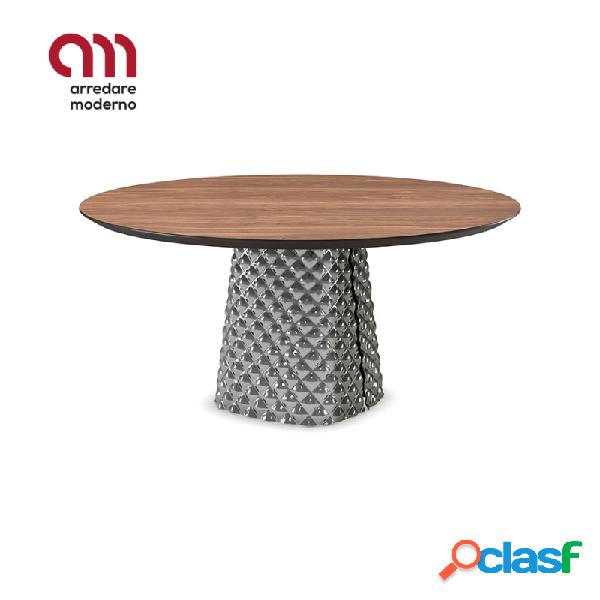 Tavolo Atrium Wood Round Cattelan Italia rotondo