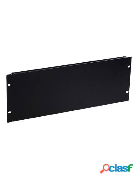 Techly professional - pannello cieco per armadi rack 19 nero