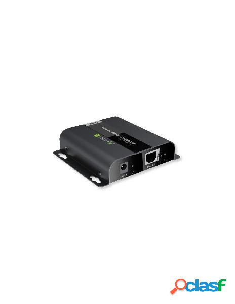 Techly - ricevitore aggiuntivo extender hdmi hdbitt poe ir