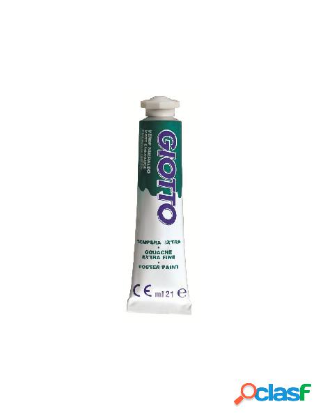 Tubo tempera giotto 21ml verde smeraldo