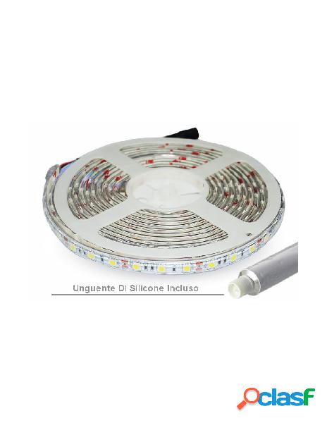V-tac - bobina led 300 smd 5050 12v 10,8w/m caldo 3000k ip65