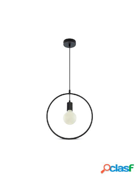 V-tac - lampadario a sospensione forma cerchio in metallo
