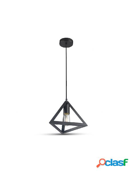 V-tac - lampadario a sospensione forma piramide in metallo