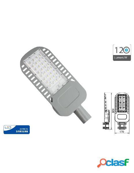 V-tac - lampione stradale led 50w 4000k 120lm/w street lamp