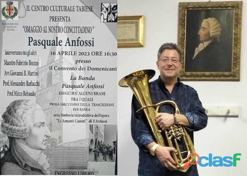 Vitaliano Gallo dirige l’harmonie municipale P. Anfossi,