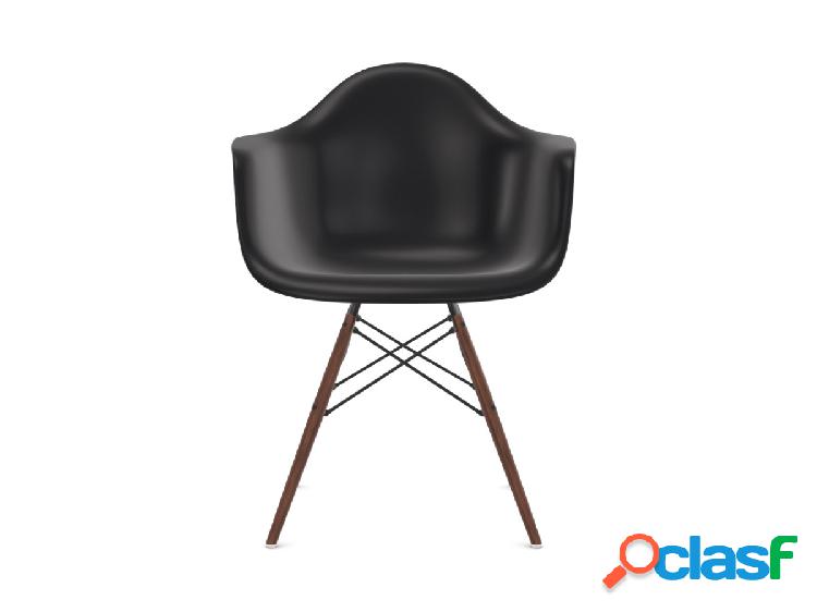 Vitra Eames Plastic Armchair DAW Dark Maple Legs-Basic Dark