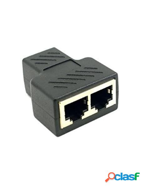 Zorei - splitter ethernet 2 porte sdoppia lan rj45 ftp cat6
